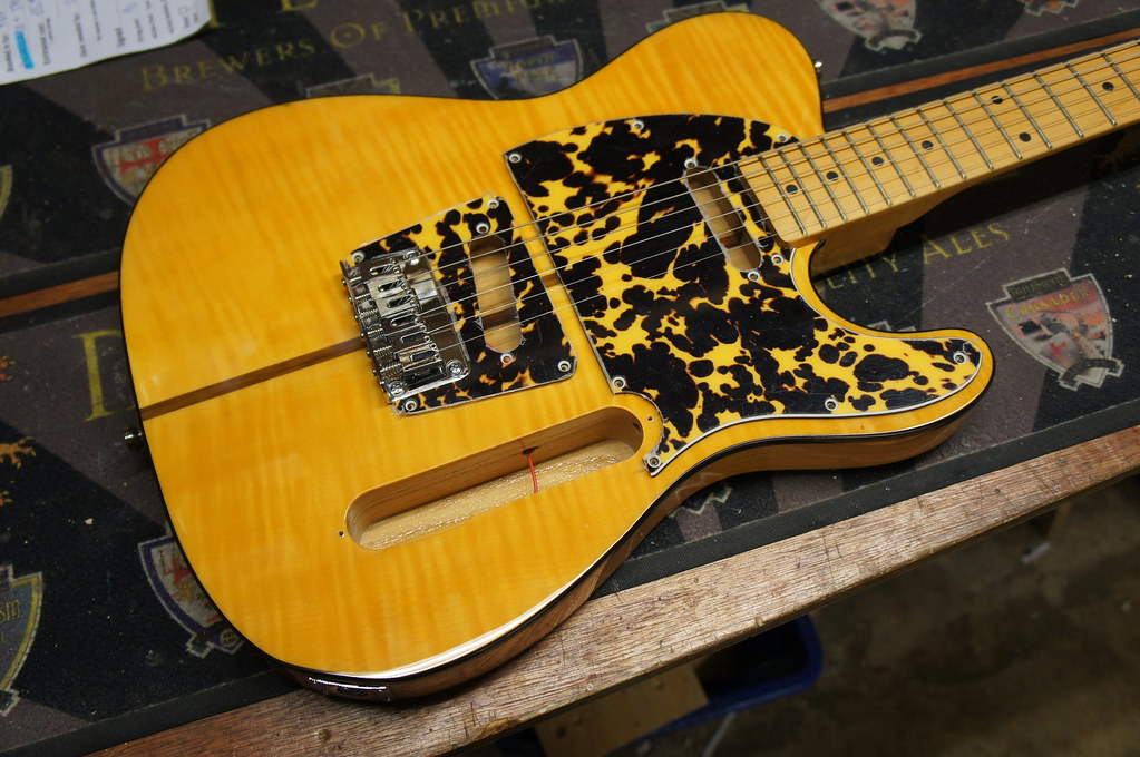 3 ply Wildcat yellow! Custom pickguard for a Harley Benton… Flickr