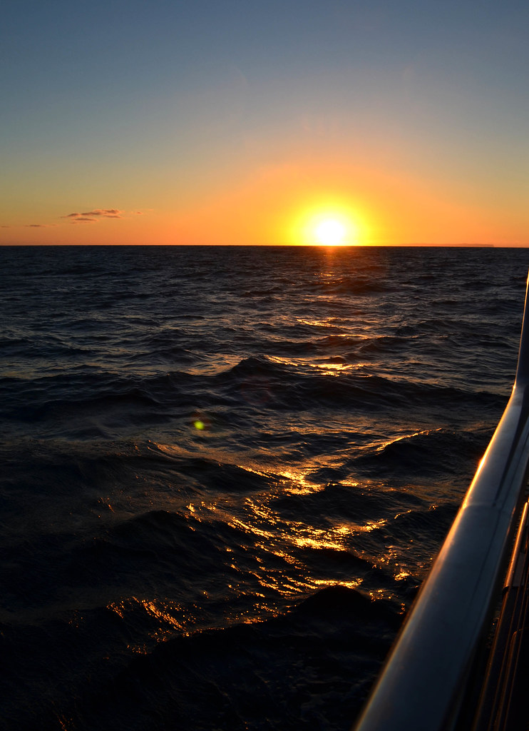 starting it's dip below the horizon Sunset cruise of the N… Flickr