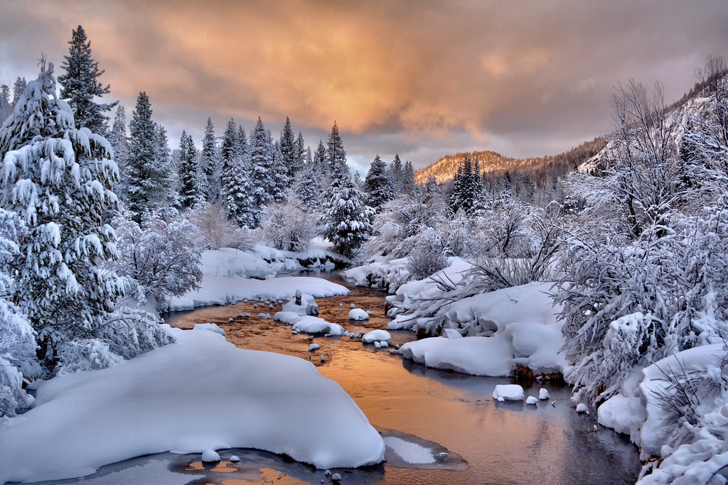 Winter Sunset South Upper Truckee River South Lake Tahoe, … Flickr