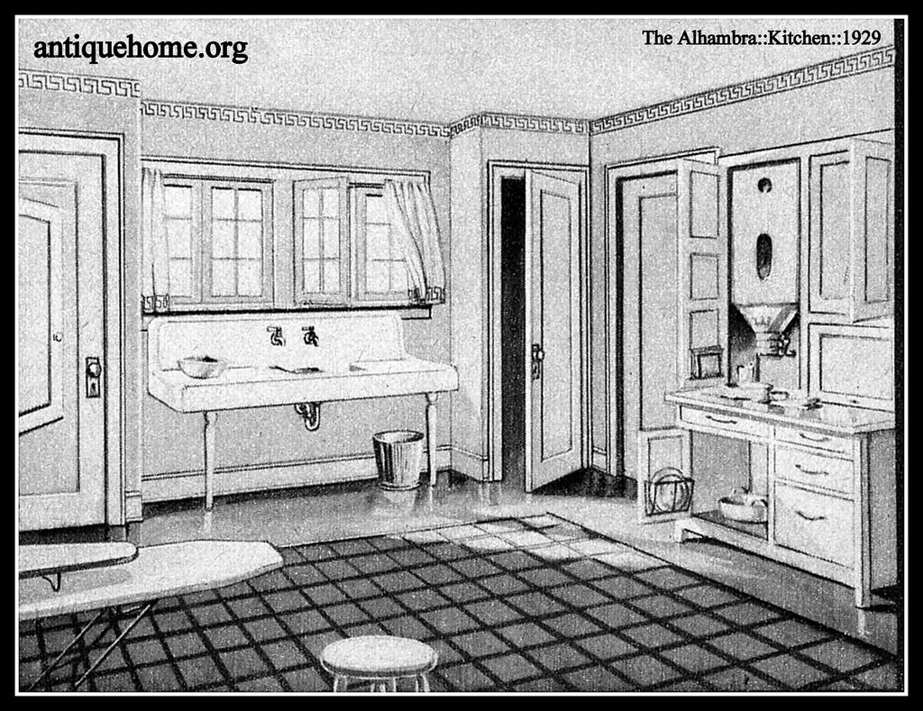 1929 Sears Modern Homes Alhambra Kitchen Daily Bungalow Flickr