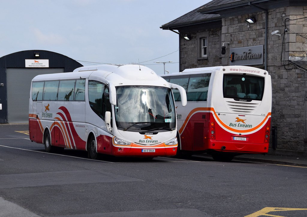 Bus Eireann SP24 and SC240 seen at Longford Train Station.… Flickr