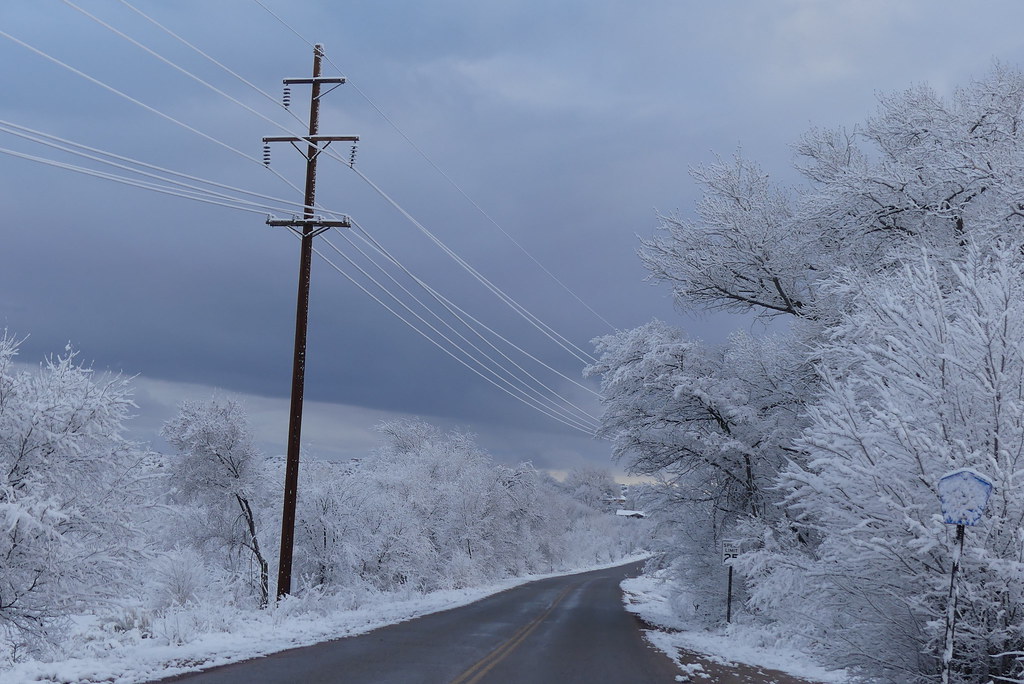 P1390075 Late winter snowfall near Los Alamos, New Mexico Scott