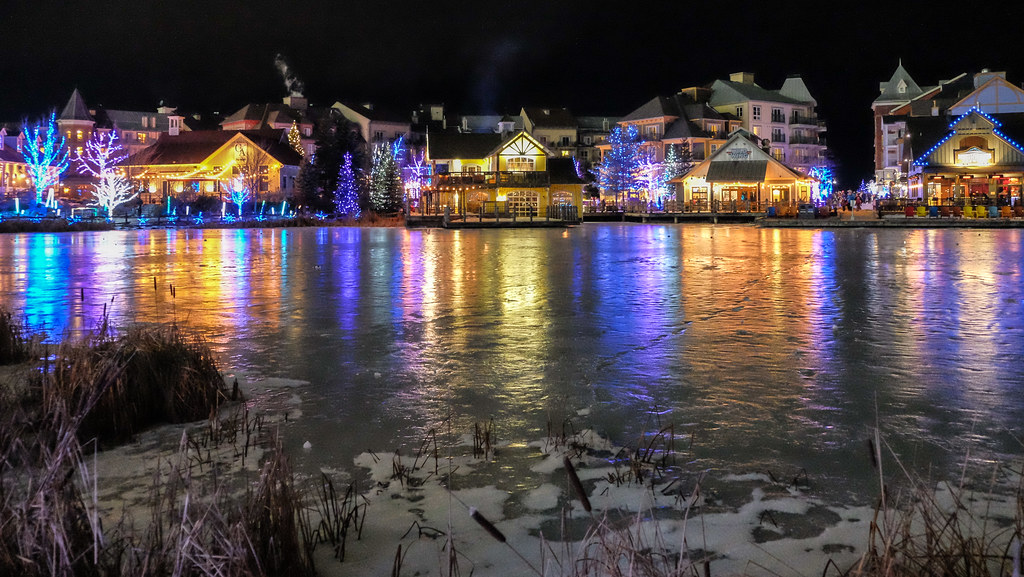 Blue Mountain Village at Christmas PJMixer Flickr