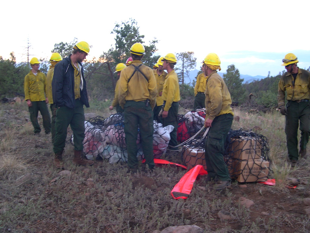 Daniel Laird Photo depicting ten wildland firefighters, am… Flickr