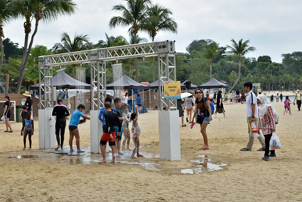 Washing Point At Palawan Beach during Sentosa FunFest, Choo Yut