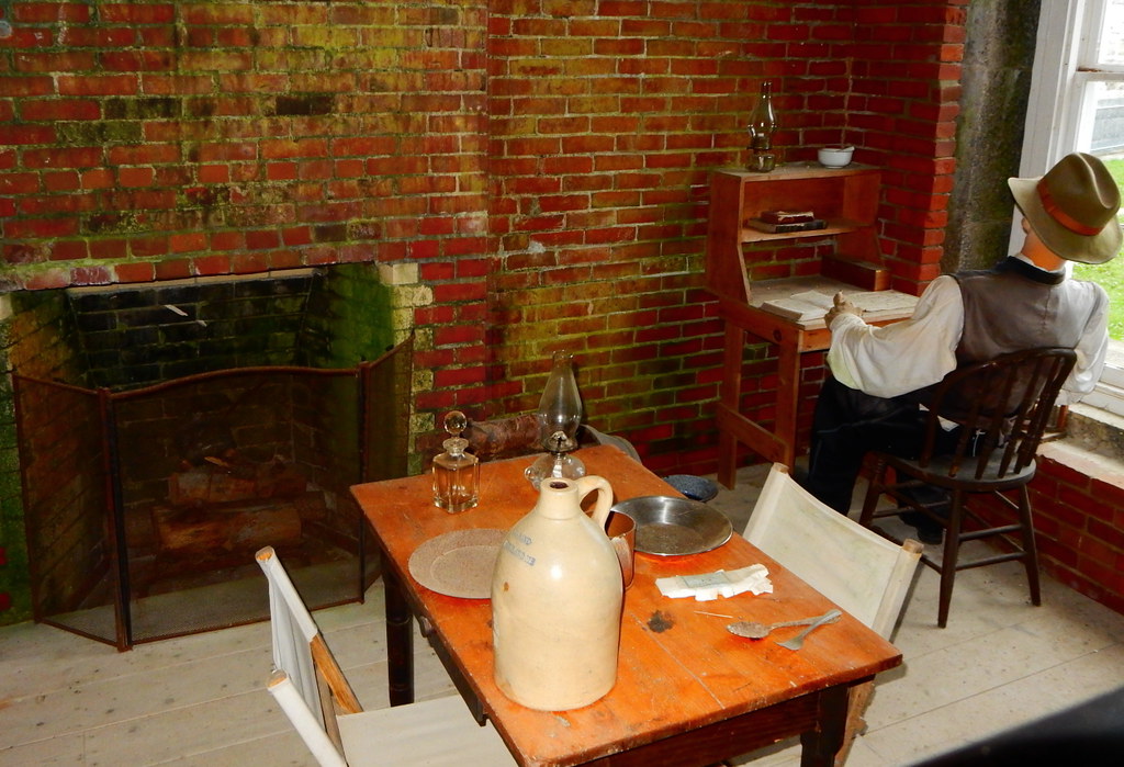 Inside Fort Knox Maine officer quarters Wendy Flickr