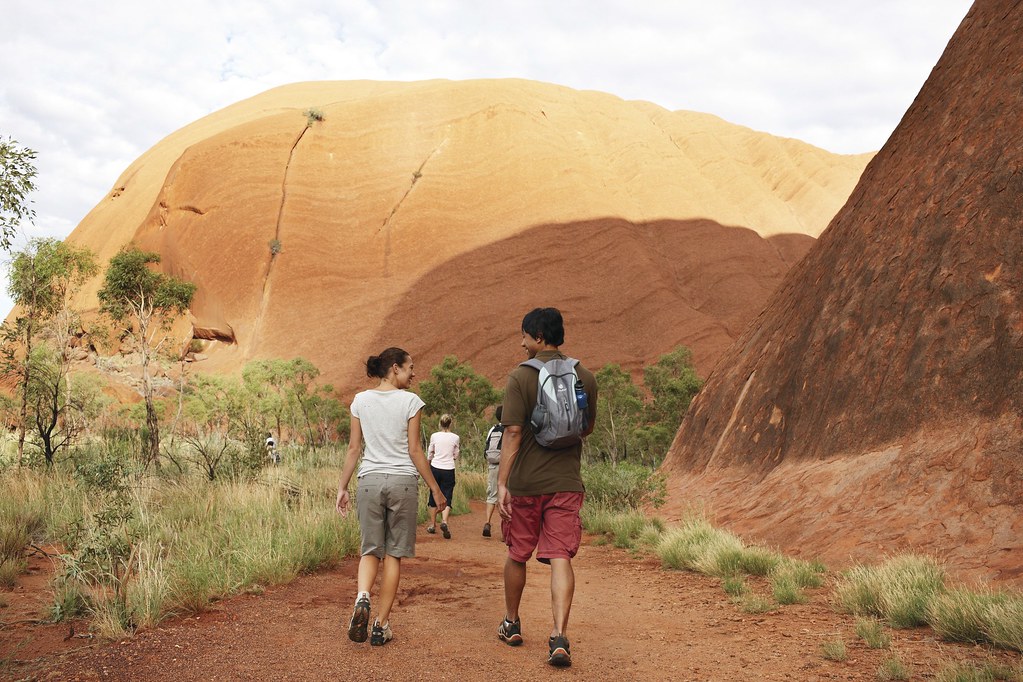 Uluru Hiking Path By Tourism Australia Holiday Photos Flickr