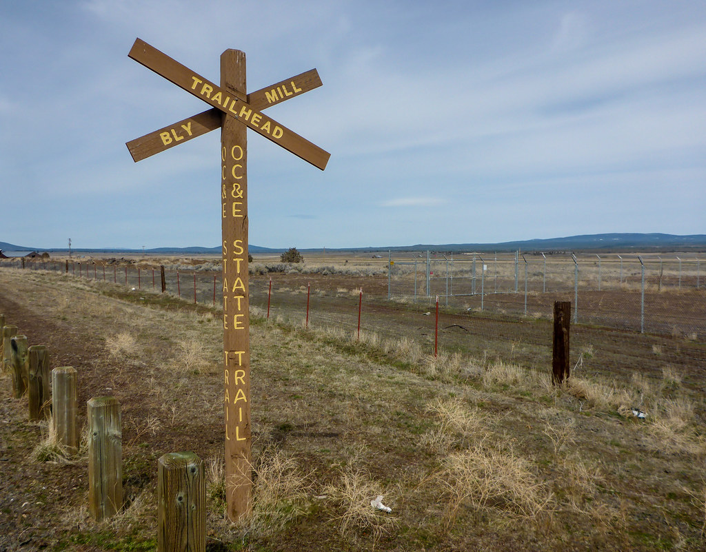 OC&E Trailhead Bly, Oregon this is the Eastern terminus … Flickr