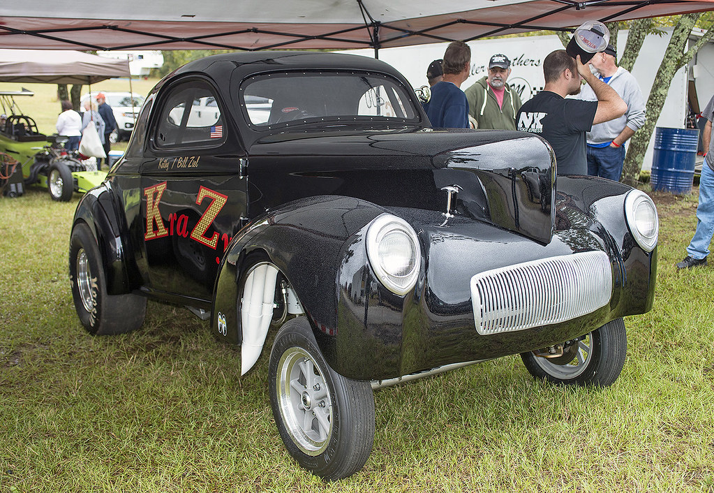 The "KraZy" Willys gasser At the Choppers Ball race/car sh… Flickr