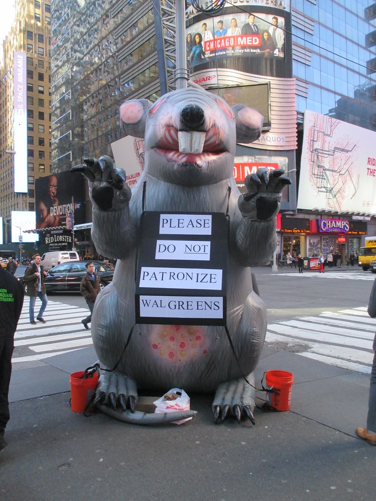 Strike Rat Balloon 42nd St Times Square 2015 NYC 3866 Flickr