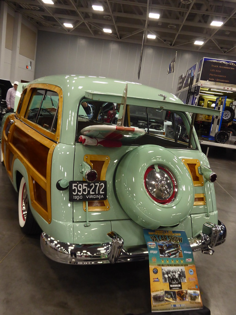 Virginia Coastal Auto Show Va Beach 2018 1950 Ford Woody MisterQque