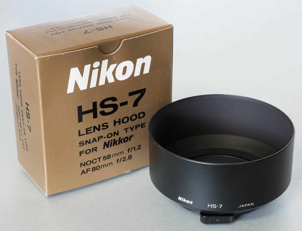 Nikon HS7 Lens Hood This is the hood for the MicroNikkor… Flickr