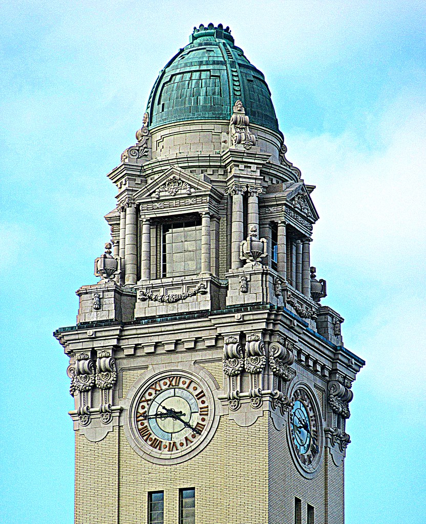 City Hall tower Yonkers City Hall, built 19071910, Edwin … Flickr