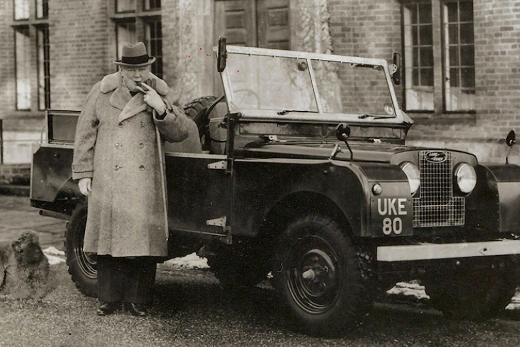Winston Churchill & Land Rover Churchill también fue un ad… Flickr