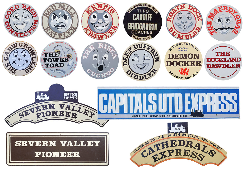 Monmouthshire Railway Society Headboards Some of the headb… Flickr