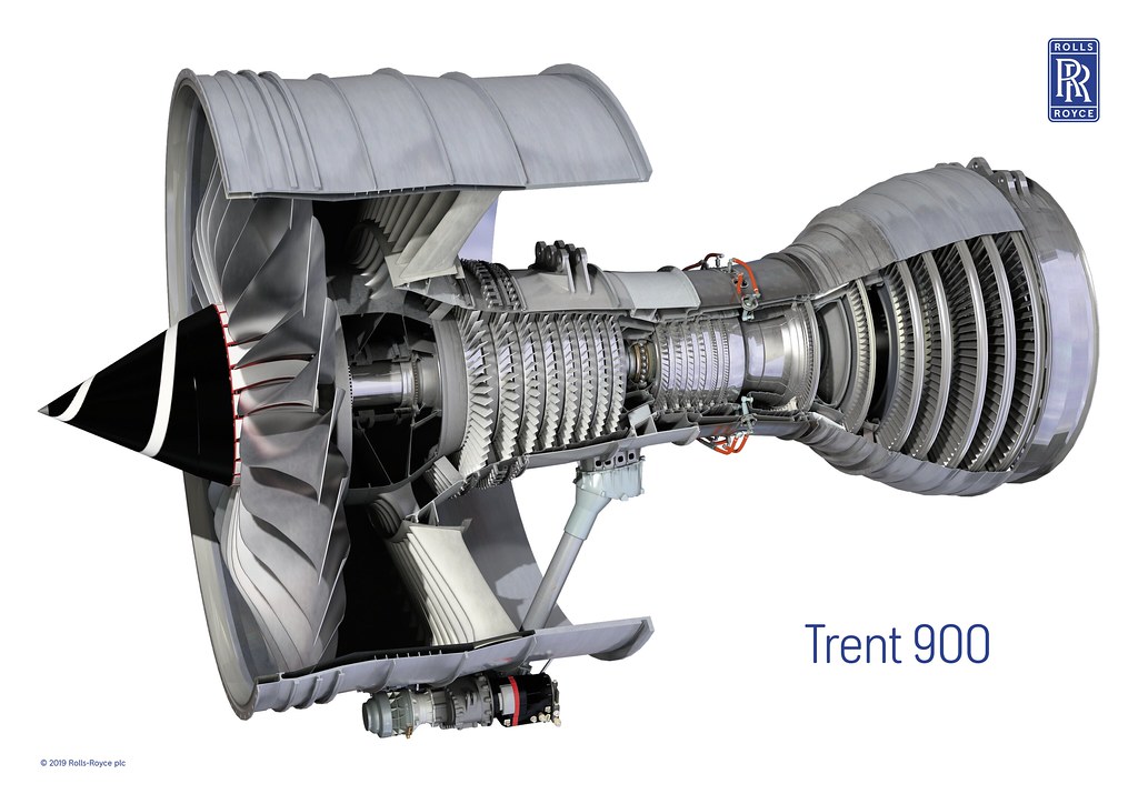 Trent 900 cutaway poster 2019 | Rolls-Royce plc | Flickr