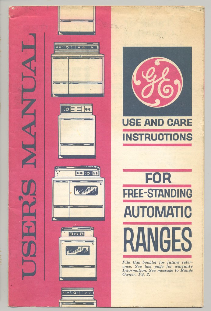 PH1792 User's Manual General Electric Use And Care Instructions For Free Standing Automatic