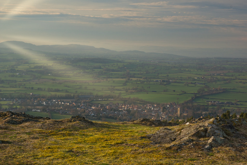 Pontesbury from the hill perlogalism Flickr