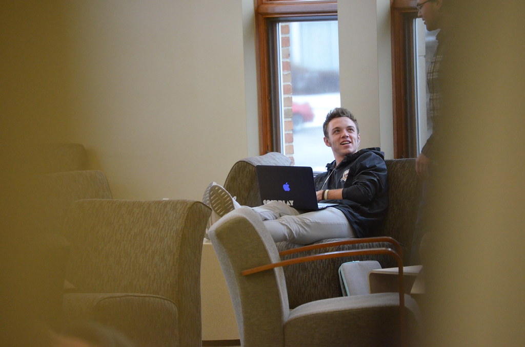 Jackson McBride receives a candy bar from Braidan Seely Flickr