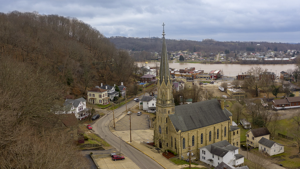 Elevation of Gun Club Rd, Letart, WV, USA Topographic Map Altitude Map