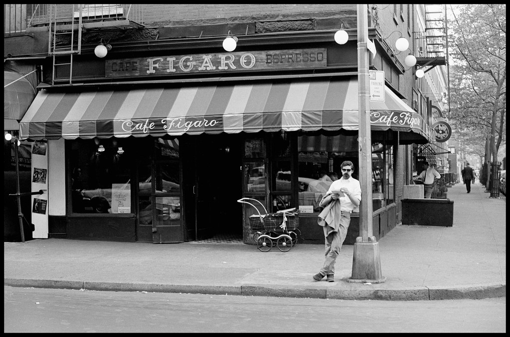 At the Corner of Bleecker and MacDougal Streets More black… Flickr