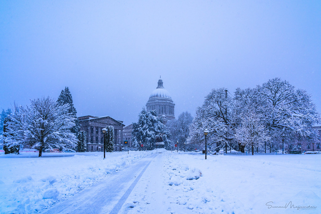 Snowy Capitol Washington State Capitol during Winter Storm… Flickr
