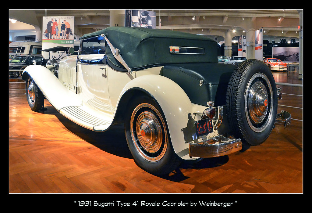 1931 Bugatti Type 41 Royale Cabriolet by Weinberger Flickr