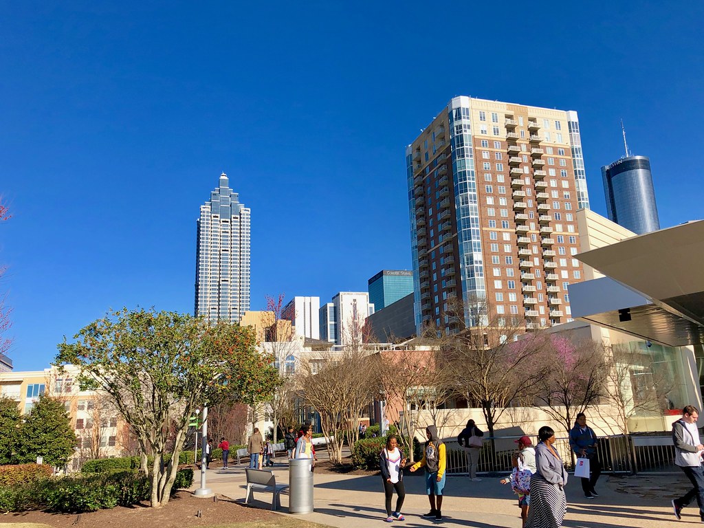 Atlanta Skyline from Pemberton Place, Atlanta, GA Warren LeMay Flickr