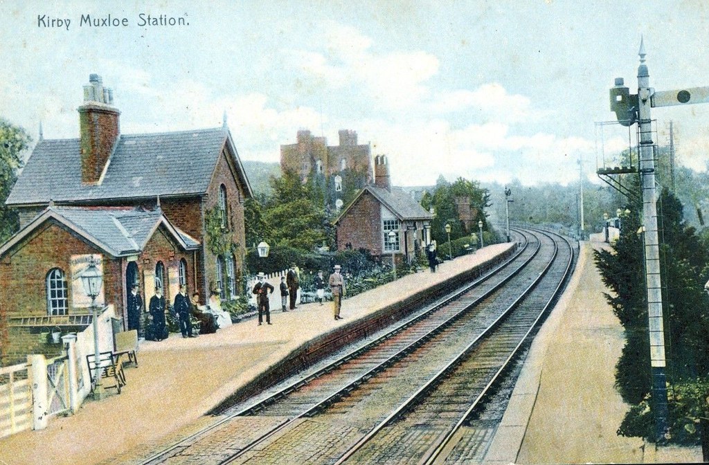 Kirby Muxloe Railway Station, Leiestershire 1908 Postcard … Flickr