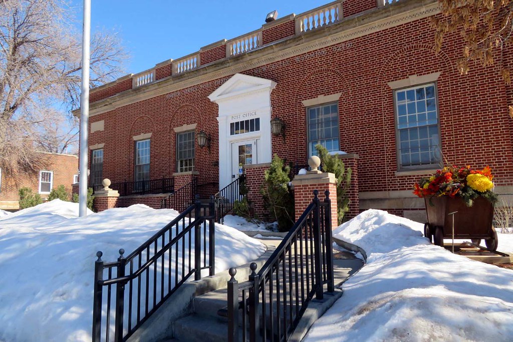 Newcastle, WY post office Weston County. Photo by G Splitt… Flickr