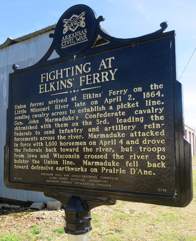 Fighting at Elkins' Ferry Marker (Okolona, Arkansas) Flickr