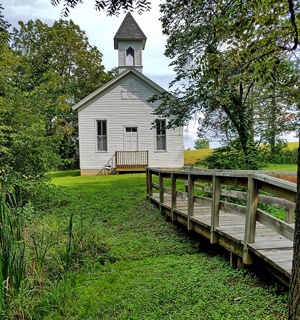 Wellman School Old Jefferson Town Oskaloosa KS (20) Flickr
