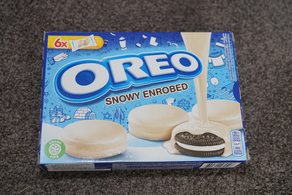 Snowy Enrobed Oreo New Zealand candy! Like_the_Grand_Canyon Flickr