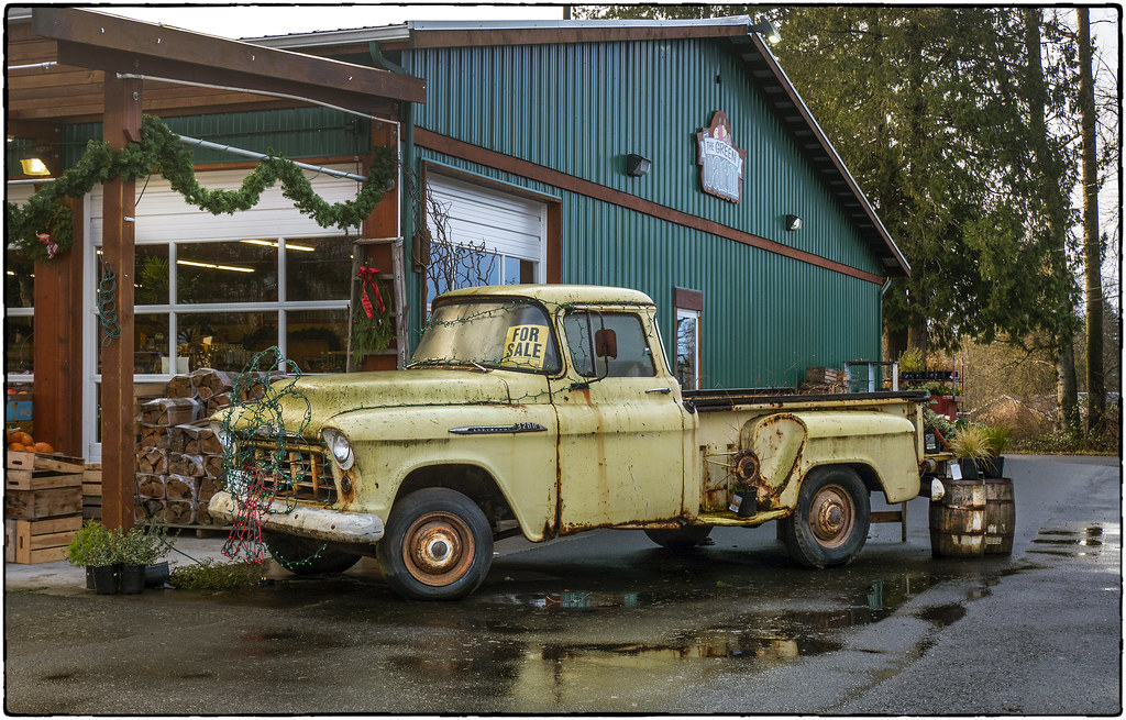 Yellow Chevy Chevrolet 3200 Lynden, WA Olympus PenF Panas… Flickr
