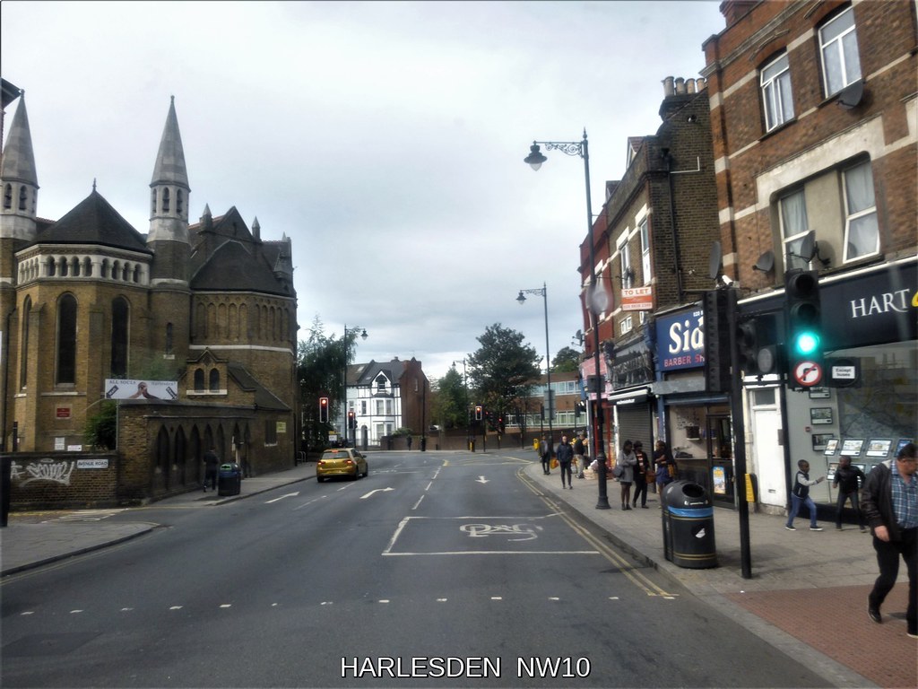 HARLESDEN Station Road. Harlesden NW10 ca1951rr Flickr