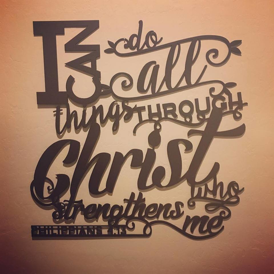 I CAN DO ALL THINGS WALL ART AR IRON LLC Flickr