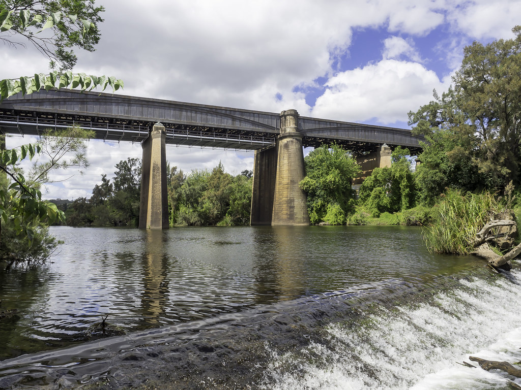 Historic 1863 Railway Bridge over Menangle Road & Nepean R… Flickr