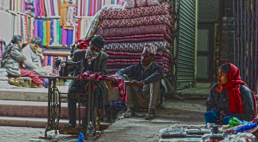 Sewing Street Kathmandu Nepal DSC_7520 Street sewing opera… Flickr
