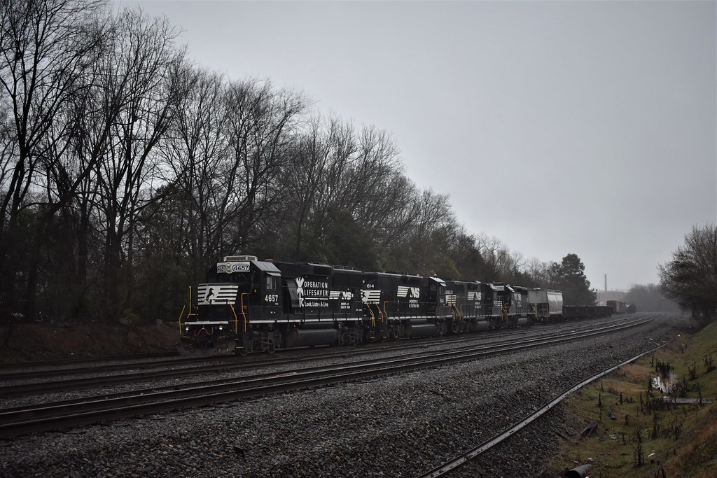 Rock Hill Yard A quartet of Norfolk Southern units rest at… Flickr