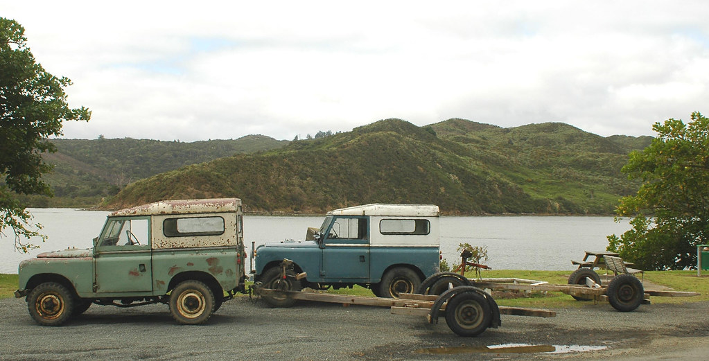 Land Rover and boat trailer Rangiora, Northland, New Zeala… Flickr