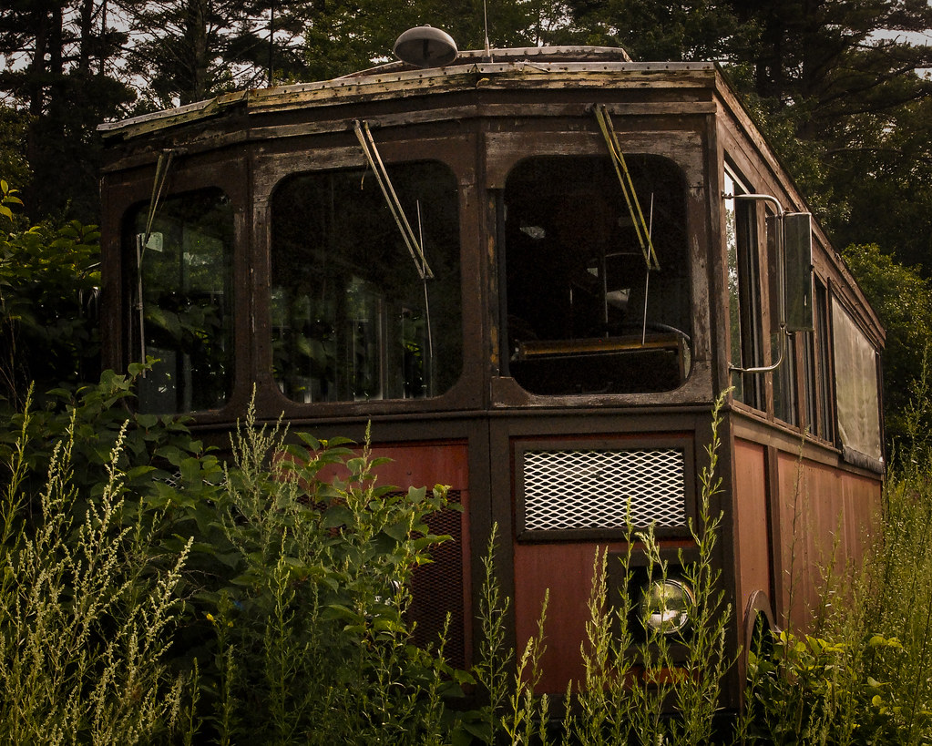 Abandoned Trolley in York, Maine There are quaint trolleys… Flickr