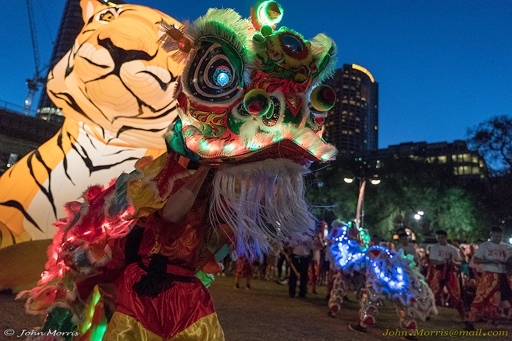 LED Lion Dances at the Sydney Chinese New Year Festival Flickr