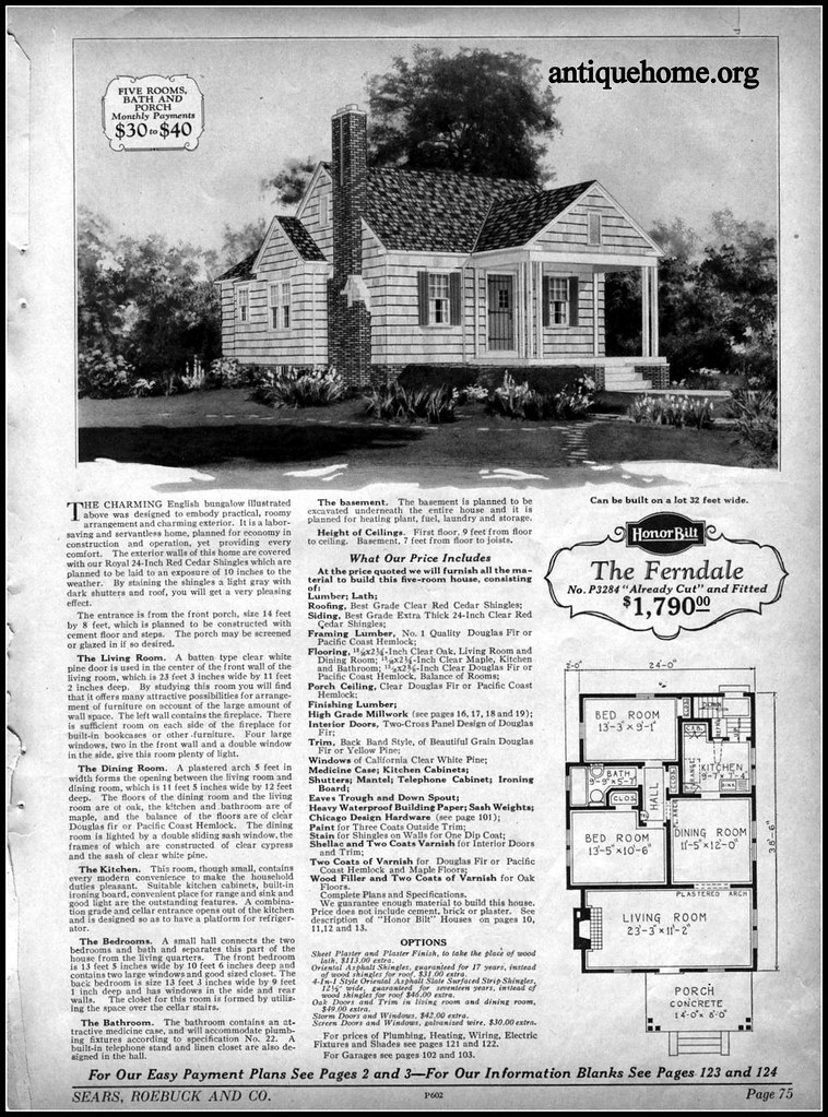 1929 Sears Modern Homes Ferndale Daily Bungalow Flickr