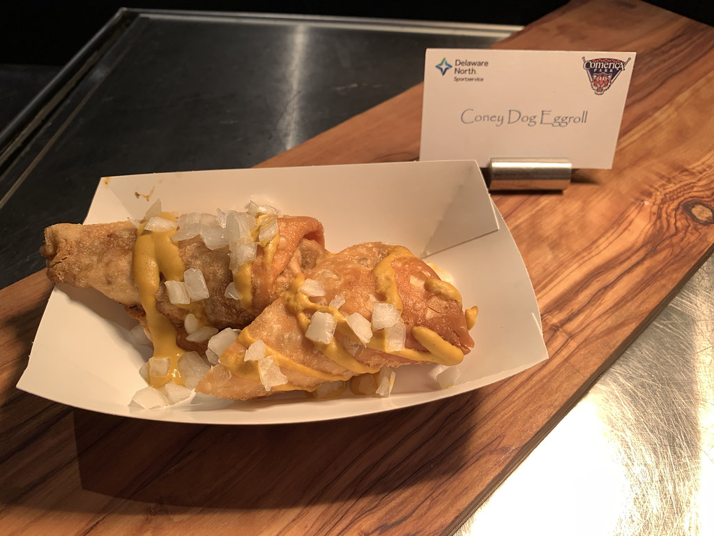 Comerica Park Concession Preview Coney Dog Eggrollnew for… Flickr