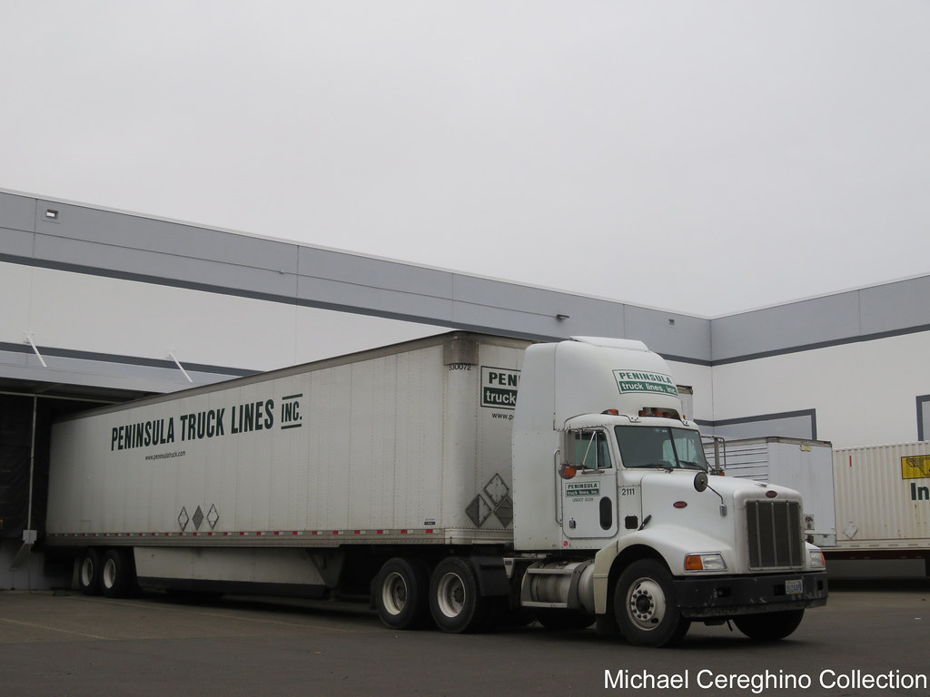 Peninsula Truck Lines Peterbilt 385 with 53', Truck 2111 Flickr