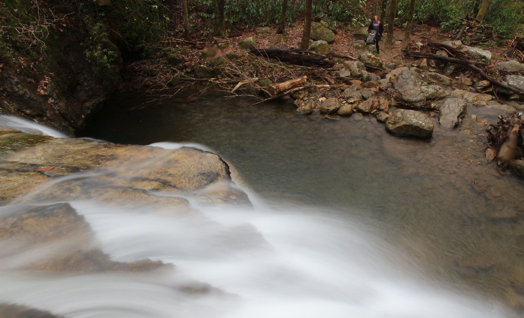 Spencer at the base of Foreclosure Falls akunkle99 Flickr