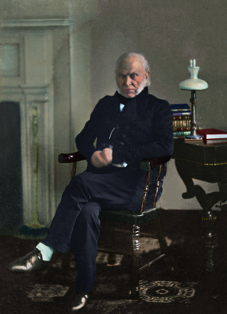 US President John Quincy Adams, 1843 First known photograp… Flickr