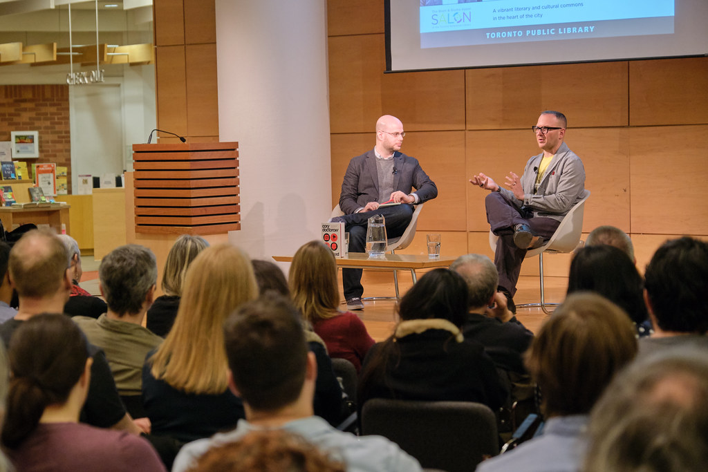 Me and Barry Hertz, Radicalized book launch, Metro Referen… Flickr