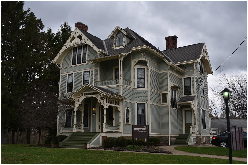 S.R. Thompson House New Wilmington, PA It was built in 1… Flickr
