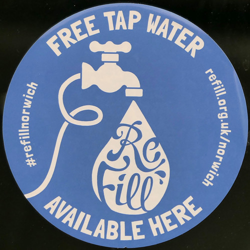 FREE TAP WATER AVAILABLE HERE ReFill Norwich, Norfolk, Eng… Flickr
